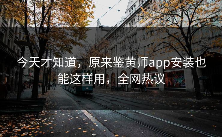 今天才知道，原来鉴黄师app安装也能这样用，全网热议